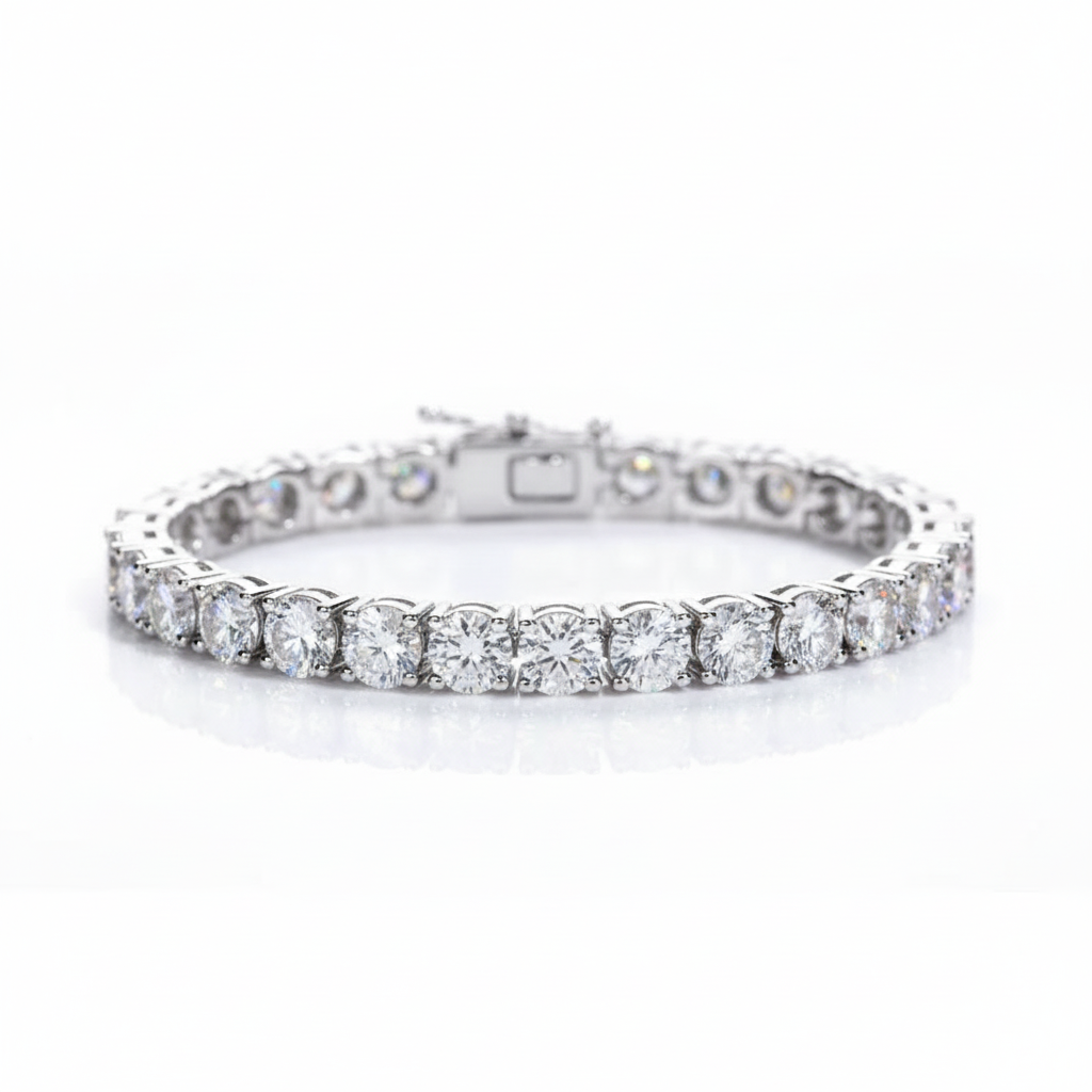 Moissanite tennis bracelet hero image